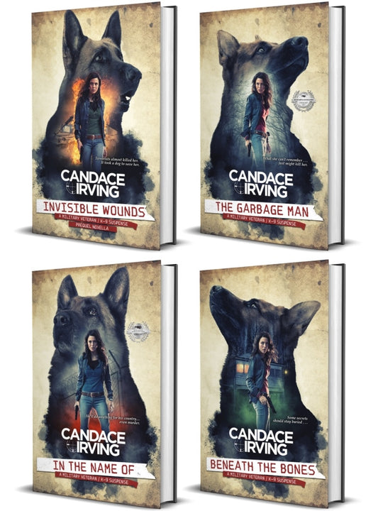 Hidden Valor Military Veteran/K-9 Mystery Series by Candace Irving HARDCOVER