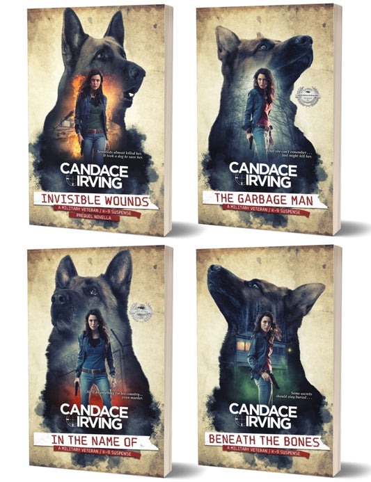 Hidden Valor Military Veteran/K-9 Mystery Series by Candace Irving PAPERBACK