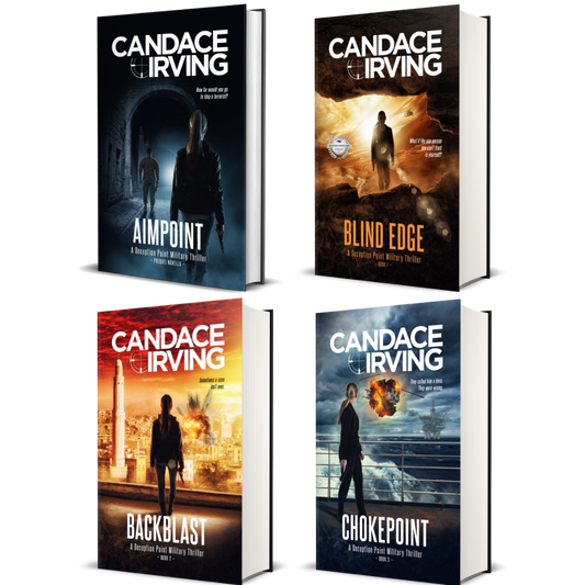 Deception Point Military Thriller Series by Candace Irving HARDCOVER