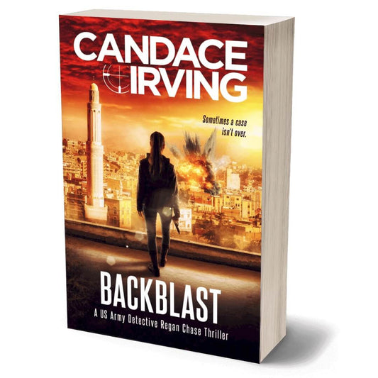 Backblast PAPERBACK A Deception Point Military Crime Thriller by Candace Irving