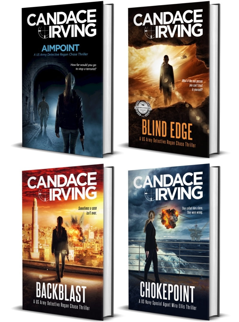Deception Point Military Detective Thriller Series by Candace Irving HARDCOVER