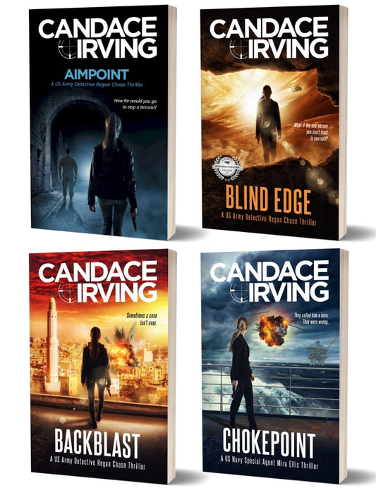 Deception Point Military Detective Thriller Series by Candace Irving PAPERBACK
