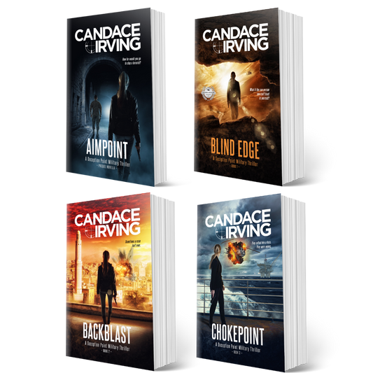 Deception Point Military Thriller series by Candace Irving PAPERBACK