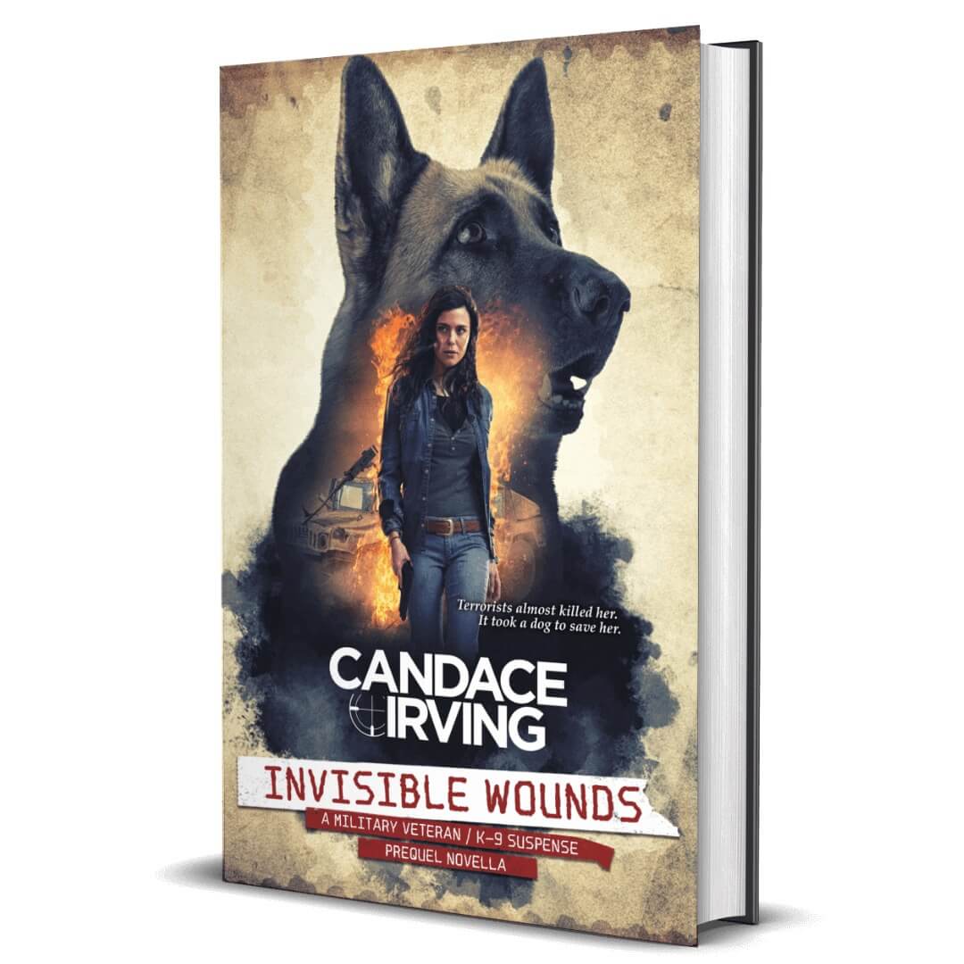 Invisible Wounds Hardcover A Hidden Valor Military Veterans K-9 Mystery Suspense by Candace Irving