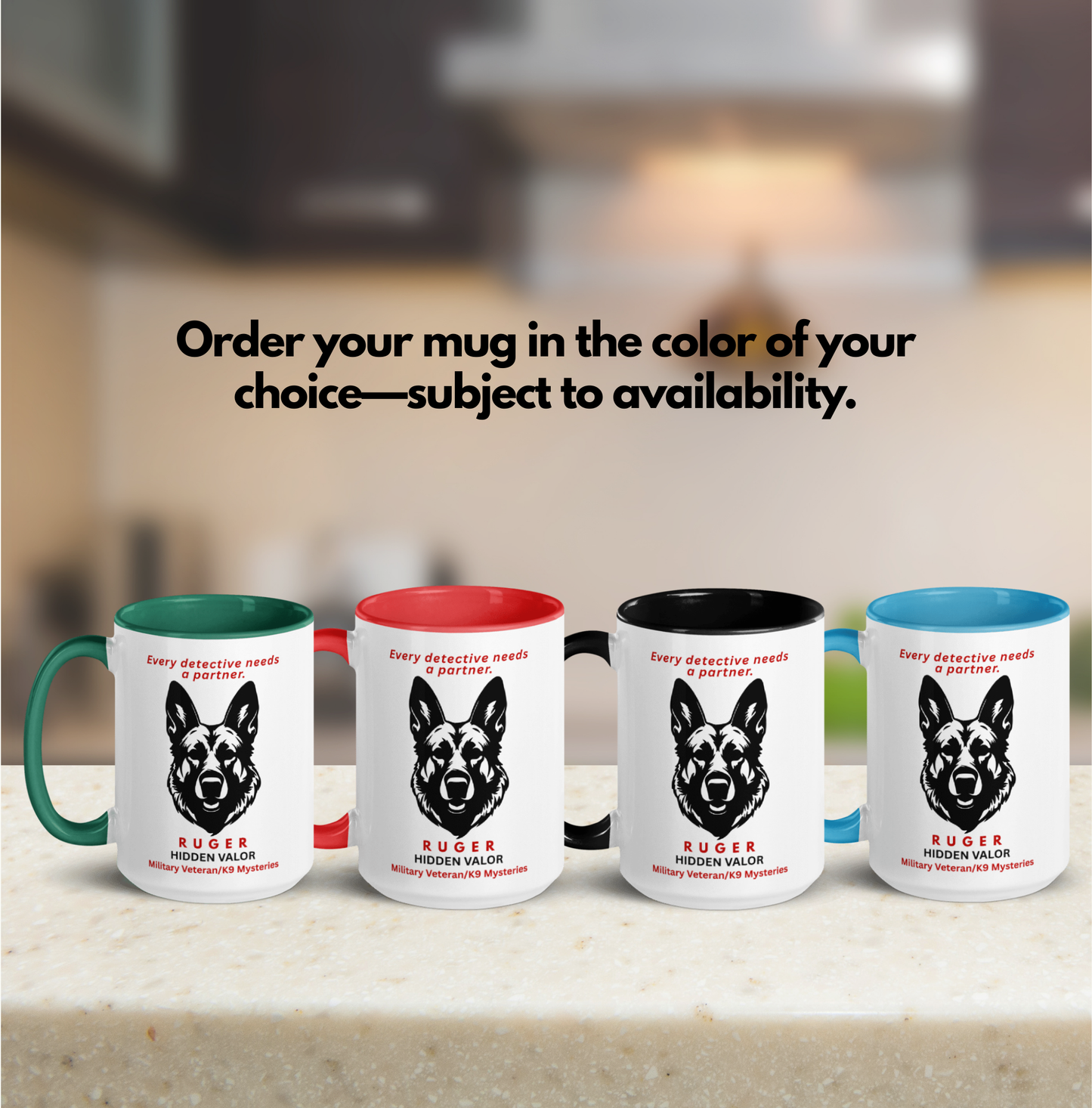 Ruger Ceramic Mug With Color Inside ( 15 oz.)