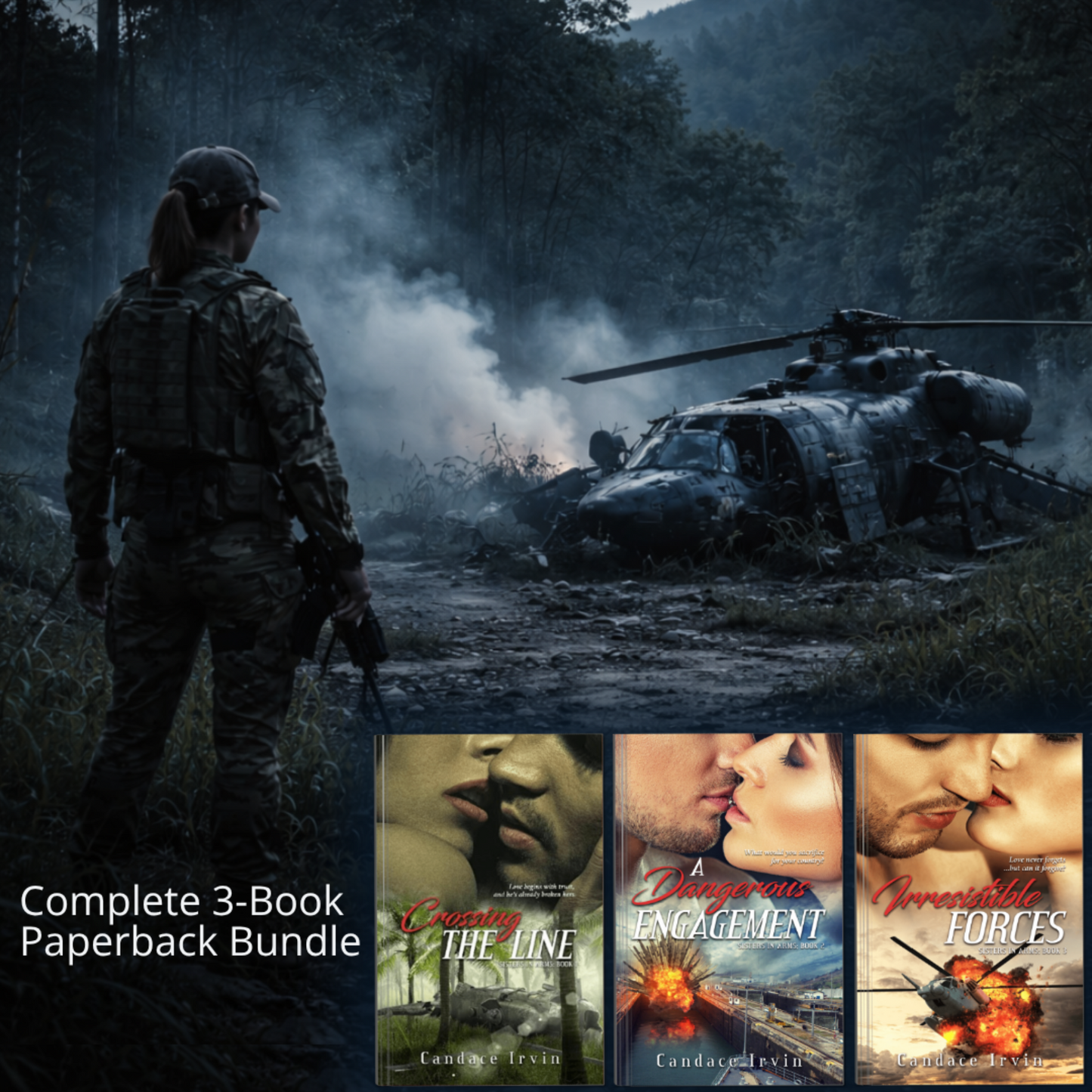 Sisters in Arms Military Romantic Suspense Bundle: Books 1–3 Paperback